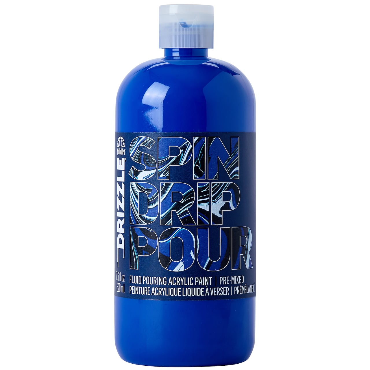 6 Pack: FolkArt® Drizzle™ Pre-Mixed Fluid Pouring Acrylic Paint, 17.6oz.